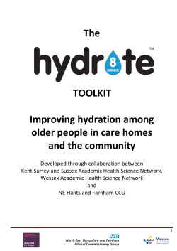 Managers Hydration toolkit