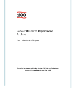 part 1 - Institutional Papers - London Metropolitan University