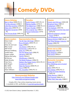 Comedy DVDs - Kent District Library