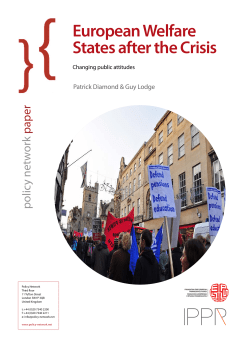 European Welfare States after the Crisis