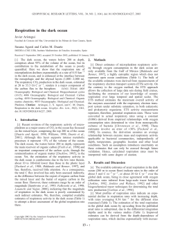 Respiration in the dark ocean