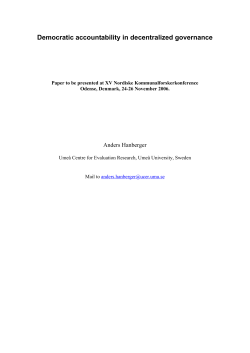 Democratic accountability