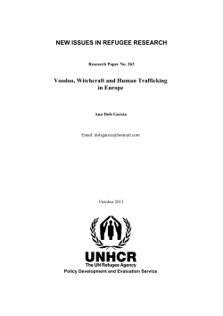 Voodoo, Witchcraft and Human Trafficking in Europe
