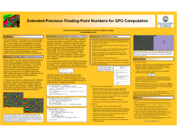 Extended-Precision Floating-Point Numbers for GPU