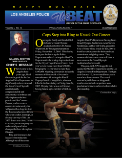 December - Los Angeles Police Department