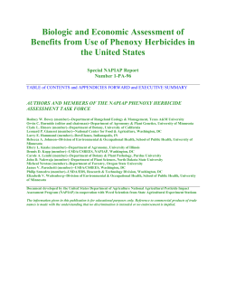 Biologic and Economic Assessment of Benefits from Use
