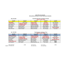 May 29 2016 5:30 PM 9:00 AM 10:30 AM 12:00 PM 7:00 PM Deacon