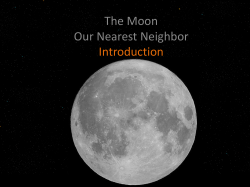 The Moon Our Nearest Neighbor Introduction
