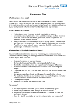 Unconscious Bias