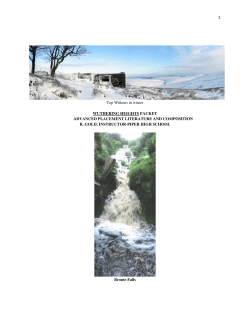 Top Withens in winter WUTHERING HEIGHTS PACKET