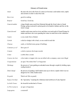 Glossary of French terms