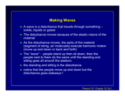Making Waves