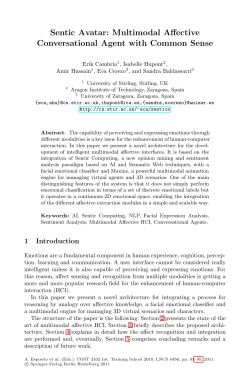 Sentic Avatar: Multimodal Affective Conversational Agent with