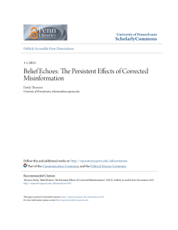 Belief Echoes: The Persistent Effects of Corrected Misinformation