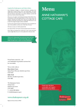 Anne Hathaway`s Cottage Cafe