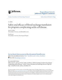 Safety and efficacy of blood exchange transfusion for priapism