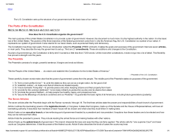 Constitution Lesson 3 - Mater Academy Lakes High School