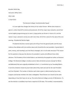 POLS-1100-050 Persuasive Essay
