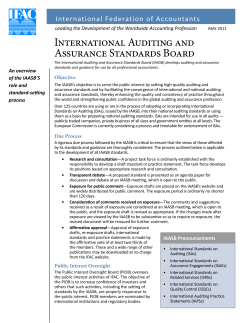 International Auditing and Assurance Standards Board