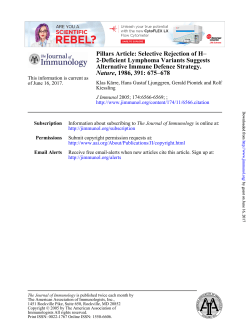 lymphoma variants suggests - The Journal of Immunology