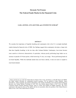 Stressed, Not Frozen: The Federal Funds Market in the