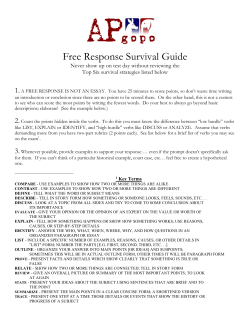 Survival Guide - Stedmanistan.com