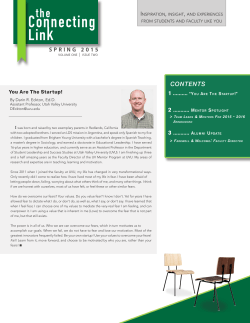 Spring 2015 - Volume 1, Issue 2