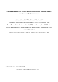 Prediction model of band-gap for AX binary compounds by