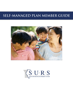 self-managed plan member guide