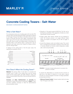 Concrete Cooling Towers - Salt Water