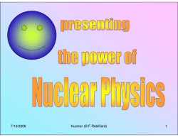 7/10/2006 Nuclear (&copy; F.Robilliard) 1