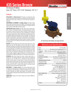 435 Positive Displacement &ndash; (Bronze Body)