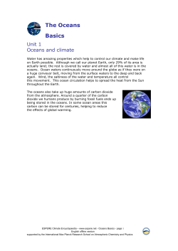The Oceans Basics