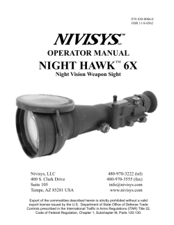 Night Hawk 6x Manual