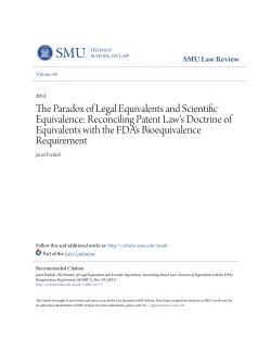 The Paradox of Legal Equivalents and Scientific
