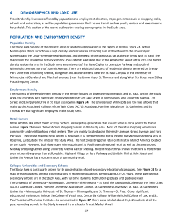 4 DEMOGRAPHICS AND LAND USE POPULATION AND