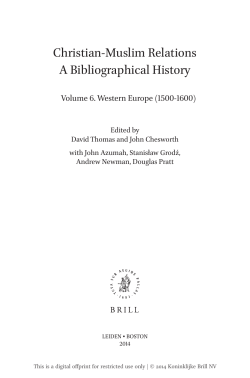 Hernando de Talavera - University of Birmingham