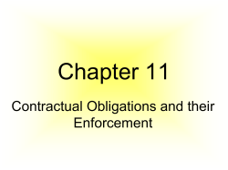 Chapter 11 Notes