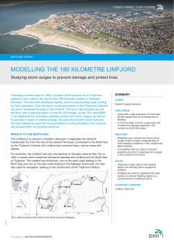 modelling the 180 kilometre limfjord