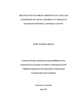 development together with the challenges they faced. Data was