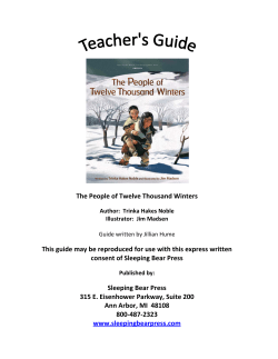 The People of Twelve Thousand Winters