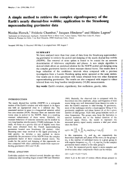 A simple method to retrieve the complex eigenfrequency of the