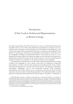 Introduction: A New Look at Architectural Representations on
