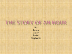 The Story of an Hour