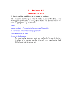 Mechanical Properties of Materials