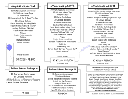 KIDDIE FLIERS as of jan 1 2009