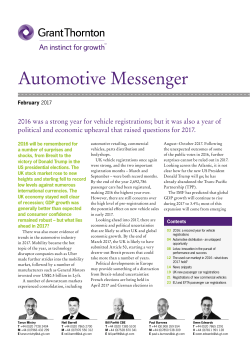 Automotive Messenger &ndash; February 2017