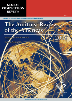 Global Cartel Enforcement: An Advancing Global Tide