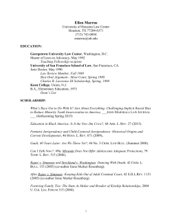 Ellen Marrus - University of Houston Law Center