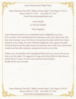 Opera Patisserie San Diego Pastry Opera Patisserie Fines 8871